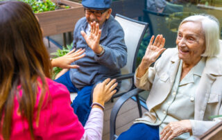 Seniors in skilled nursing with memory care.