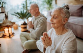 how meditation helps seniors in memory care